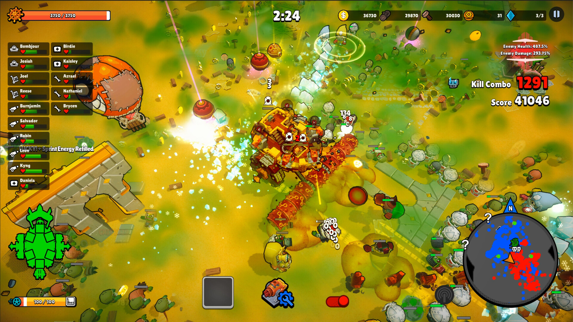 Zombie Rollerz: The Last Ship gameplay screenshot 4