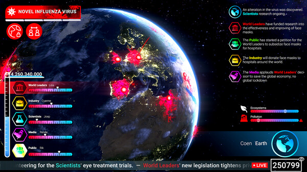 Screenshot z Project Planet - Earth vs Humanity