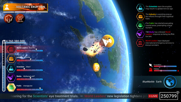 Screenshot z Project Planet - Earth vs Humanity