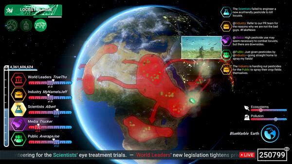 Screenshot z Project Planet - Earth vs Humanity