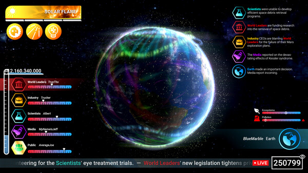 Screenshot z Project Planet - Earth vs Humanity