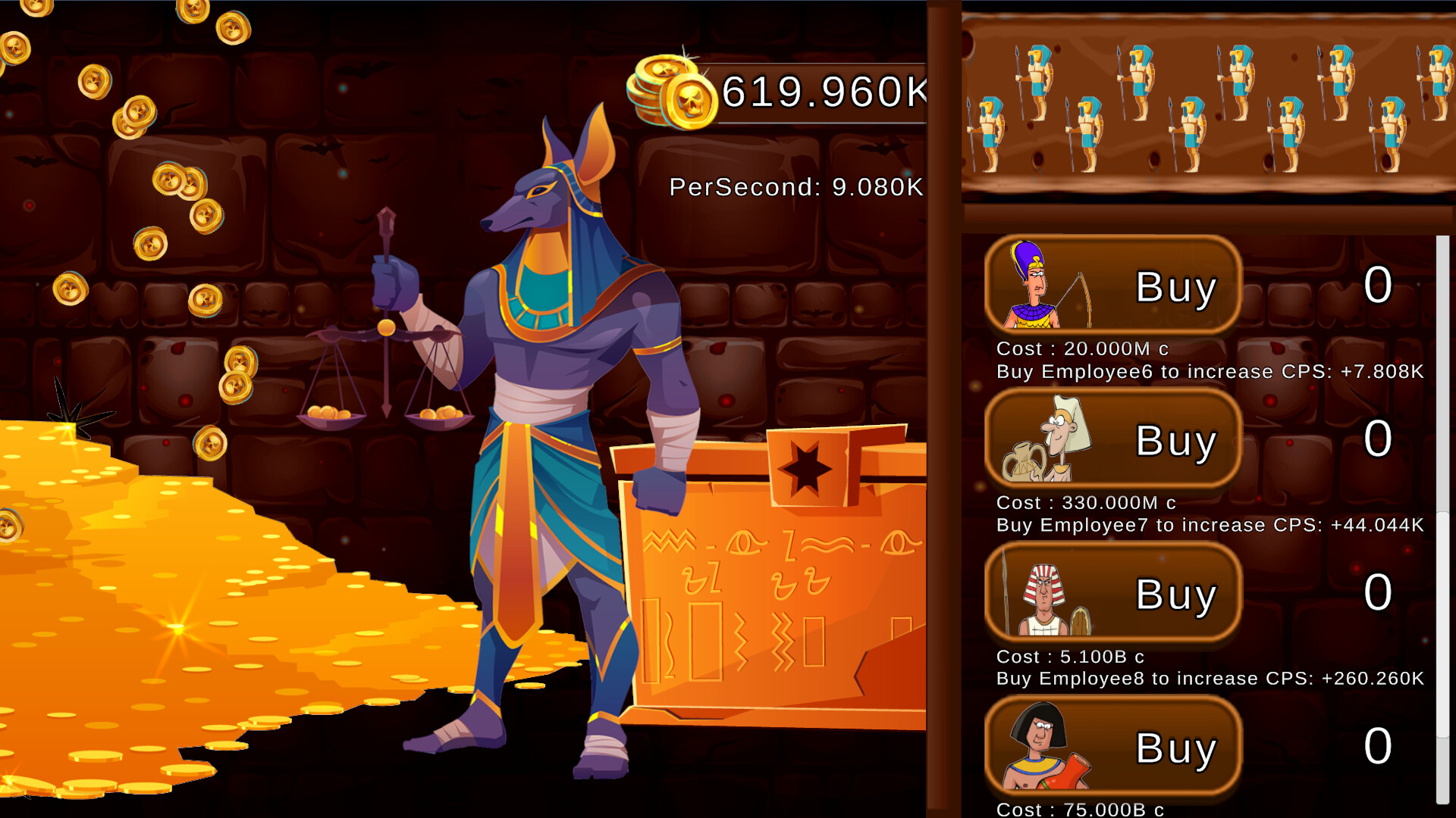 Anubis Clicker screenshot #3