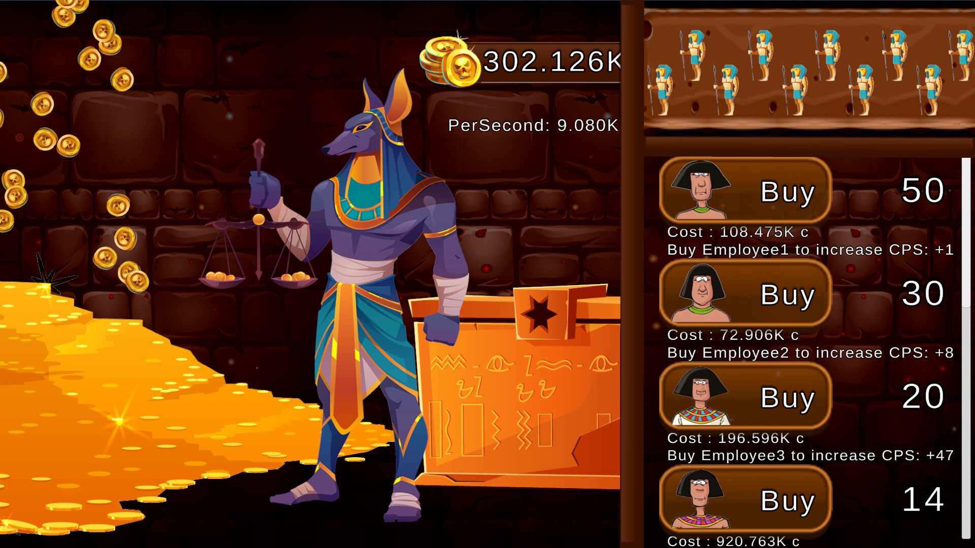 Anubis Clicker screenshot #2