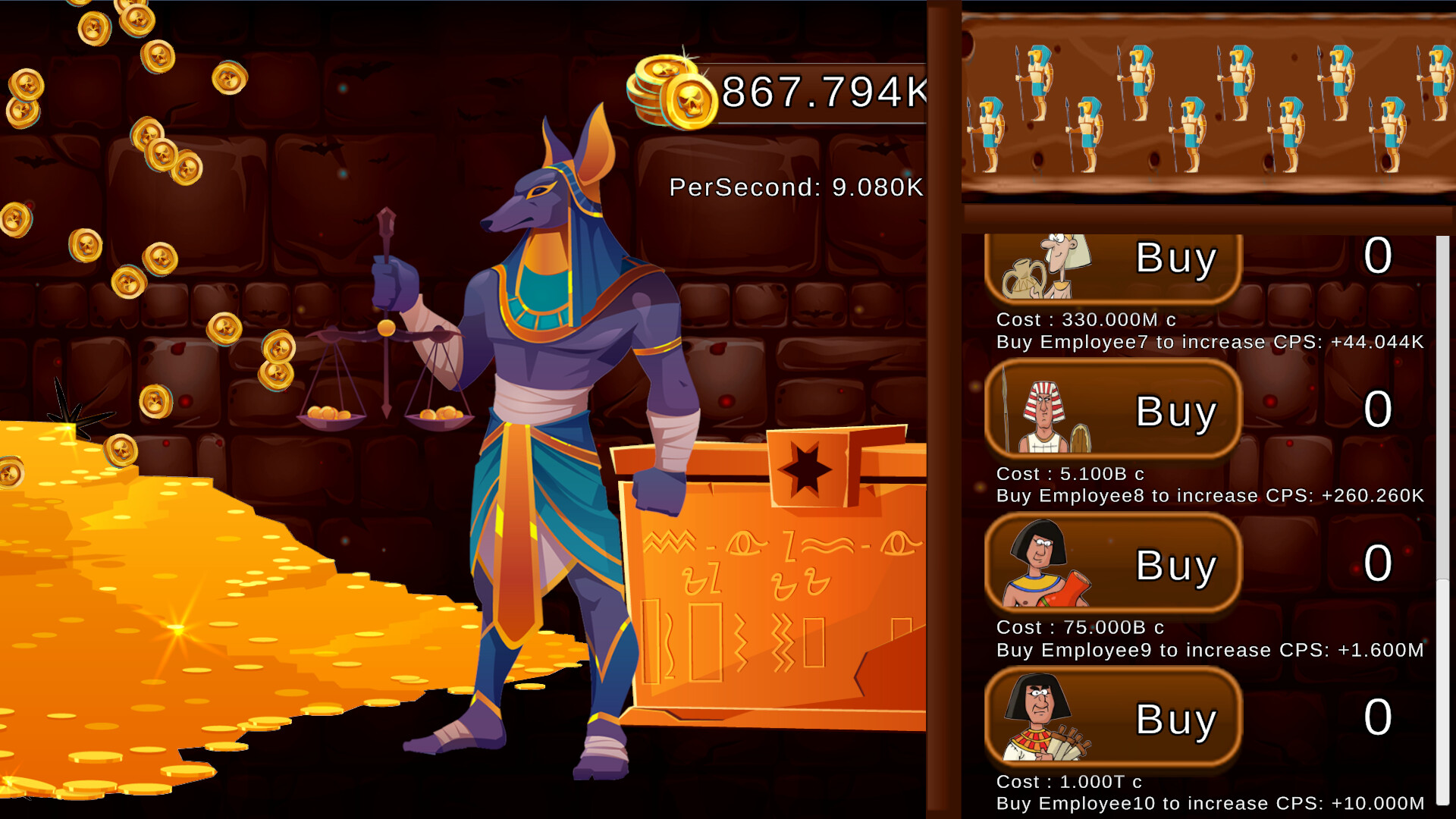 Anubis Clicker screenshot #4