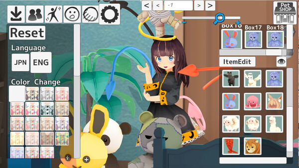 Screenshot z PetShop