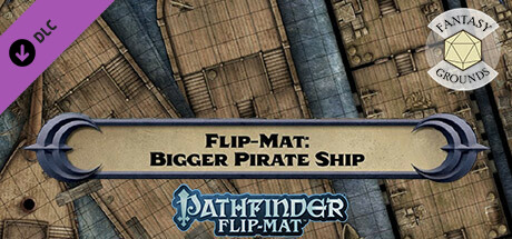 Fantasy Grounds - Pathfinder RPG - Pathfinder Flip-Mat: Bigger Pirate Ship Header Image