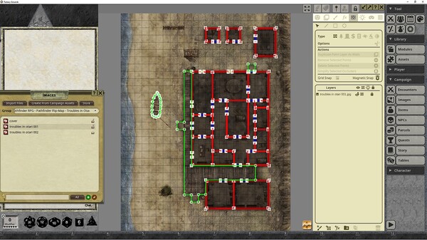 Fantasy Grounds - Pathfinder RPG - Pathfinder Flip-Mat: Troubles in Otari