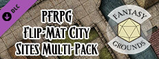 Fantasy Grounds - Pathfinder RPG - Pathfinder Flip-Mat: City Sites Multi-Pack Small Capsule Image