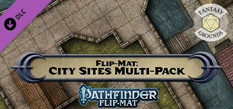 Fantasy Grounds - Pathfinder RPG - Pathfinder Flip-Mat: City Sites Multi-Pack Header Image