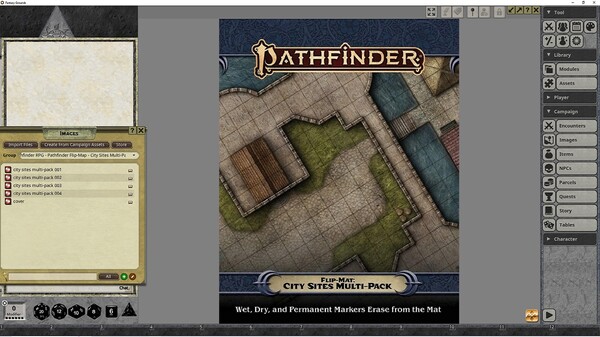 Fantasy Grounds - Pathfinder RPG - Pathfinder Flip-Mat: City Sites Multi-Pack