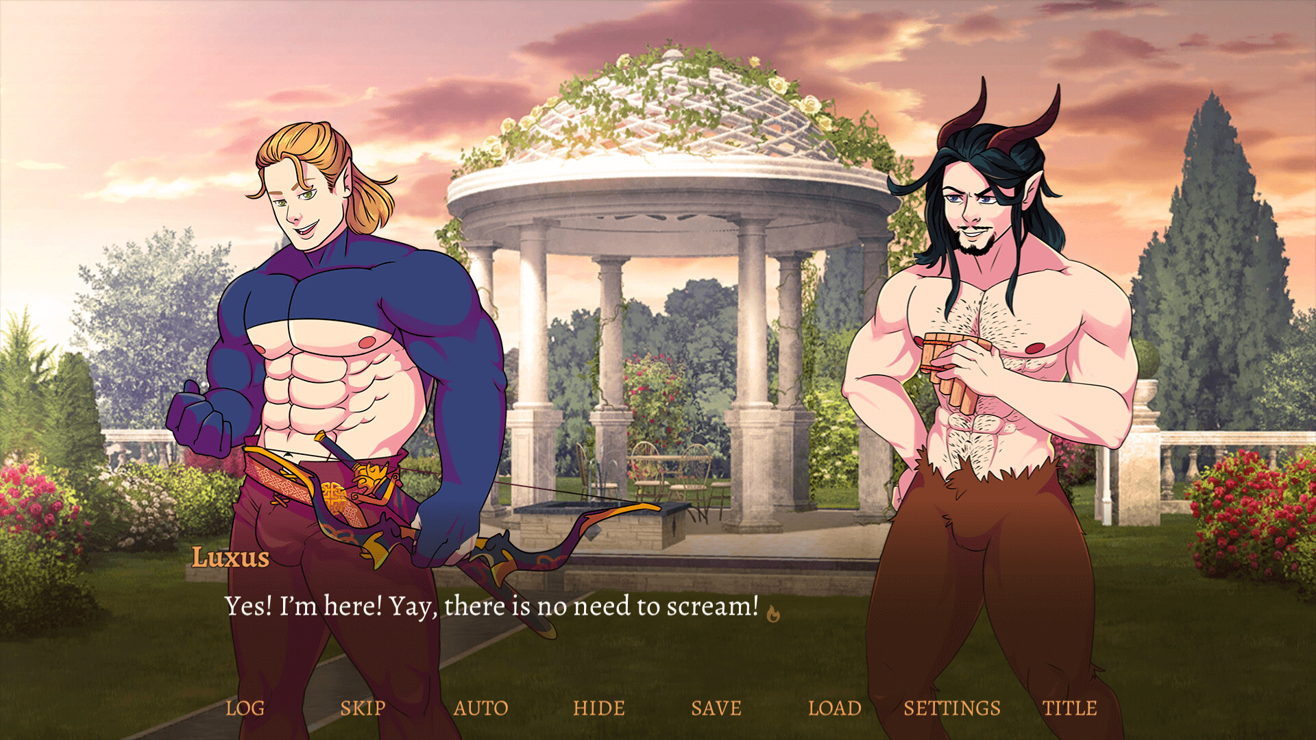 Burning Secrets - A Bara Visual Novel Featured Screenshot #1