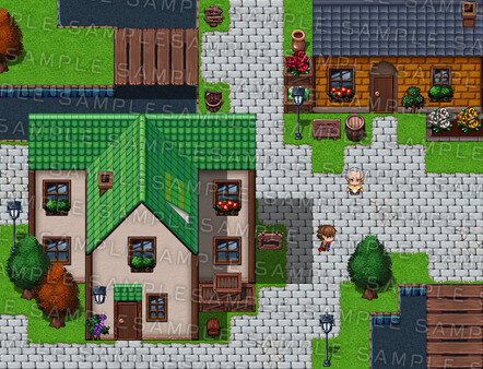 RPG Maker MV - Krachware Fantasy Town Exterior Tileset