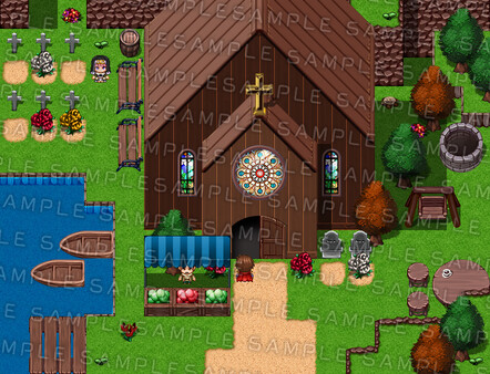 RPG Maker MV - Krachware Fantasy Town Exterior Tileset