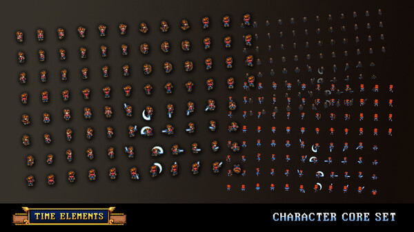 RPG Maker MV - Time Elements - Character Core Set