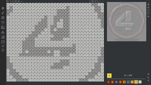 Coloring Game 4 – Mosaic Mode