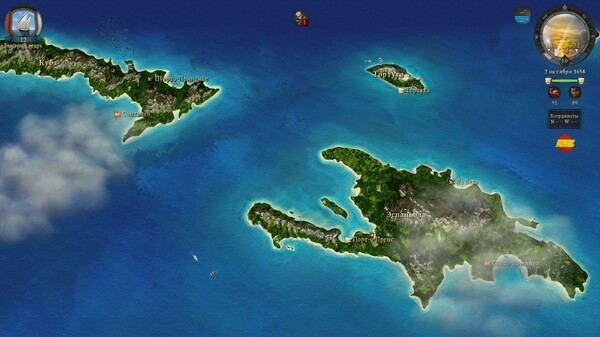 Screenshot z Caribbean Legend