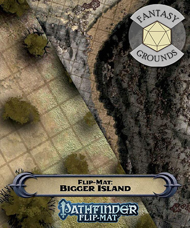 Fantasy Grounds - Pathfinder RPG - Pathfinder Flip-Mat: Bigger Island