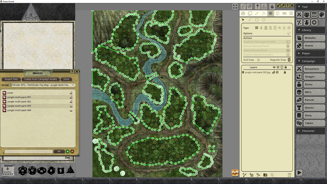 Fantasy Grounds - Pathfinder RPG - Pathfinder Flip-Mat: Jungle Multi-Packのスクリーンショット 1