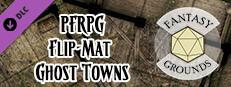 Fantasy Grounds - Pathfinder RPG - Pathfinder Flip-Mat: Ghost Towns Small Capsule Image