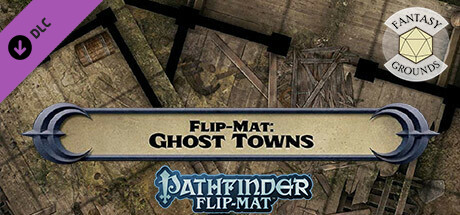 Fantasy Grounds - Pathfinder RPG - Pathfinder Flip-Mat: Ghost Towns Header Image