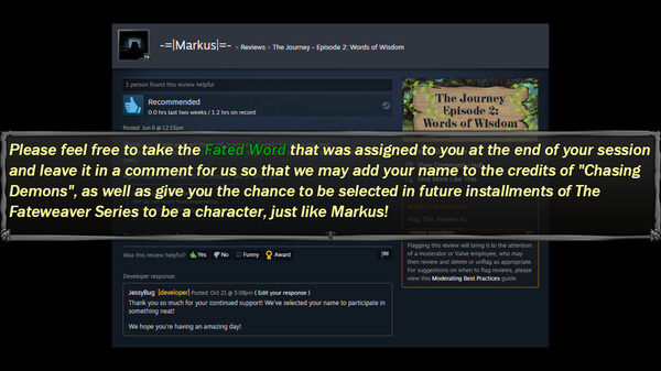 Screenshot z Fateweaver: The Alchemist's Quandary