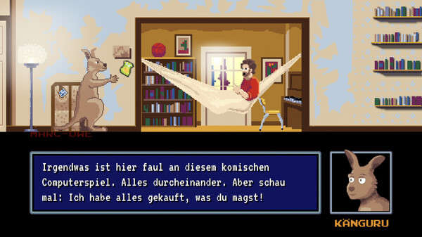 Screenshot z Die Känguru-Verschwörung