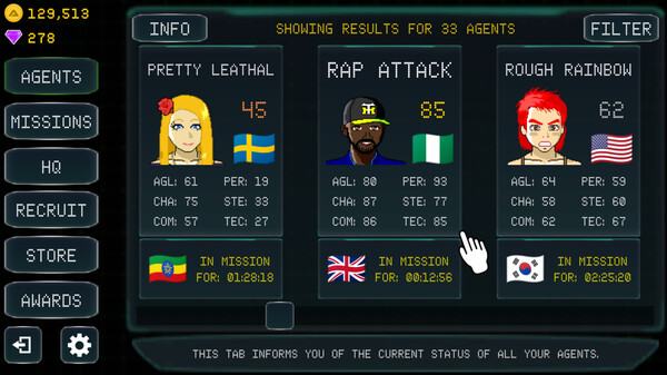Скриншот 1 из игры Agent Team Simulator