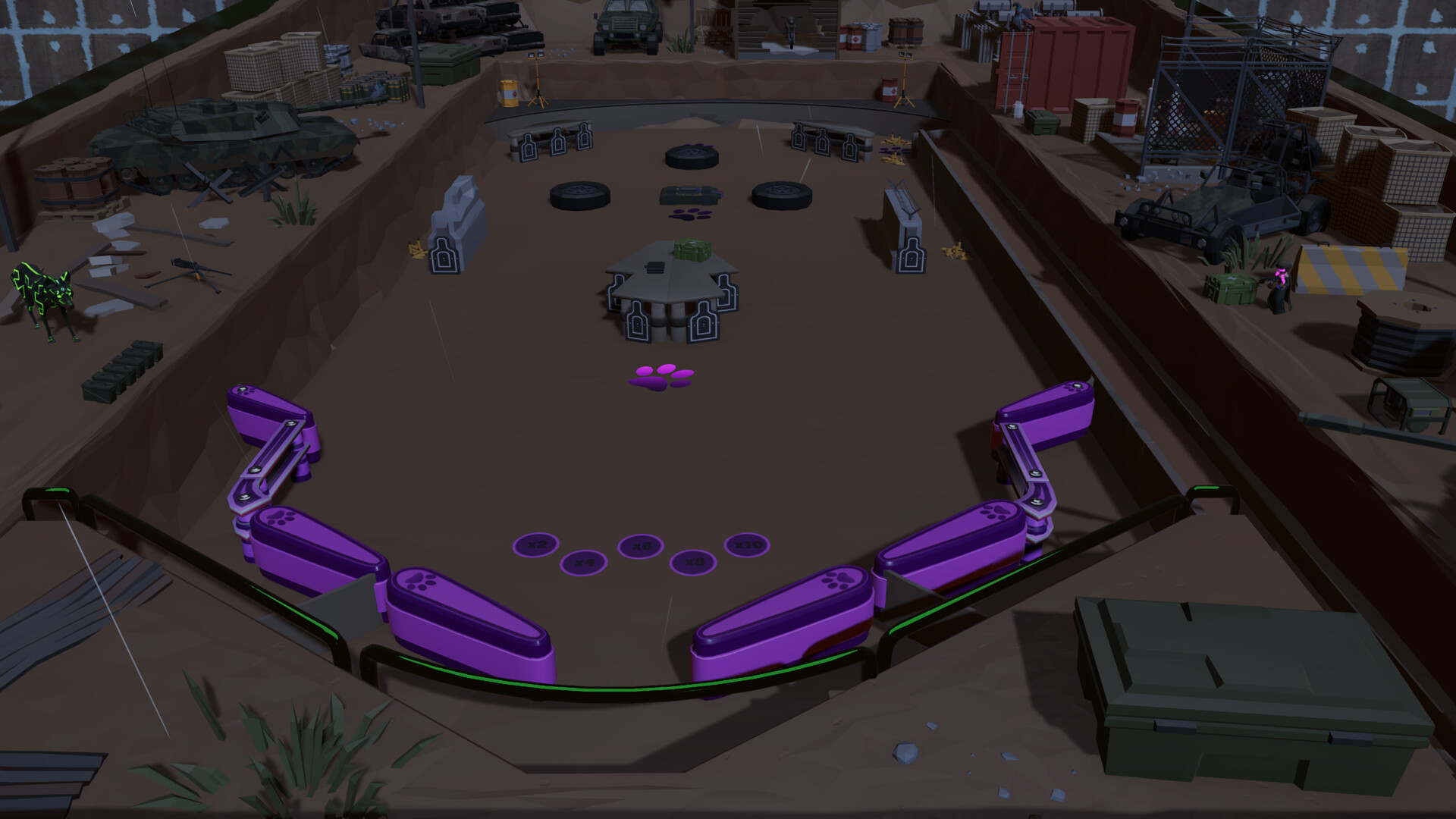 Roxy Raccoon's Pinball Panic - Wicked Warfare Featured Screenshot #1