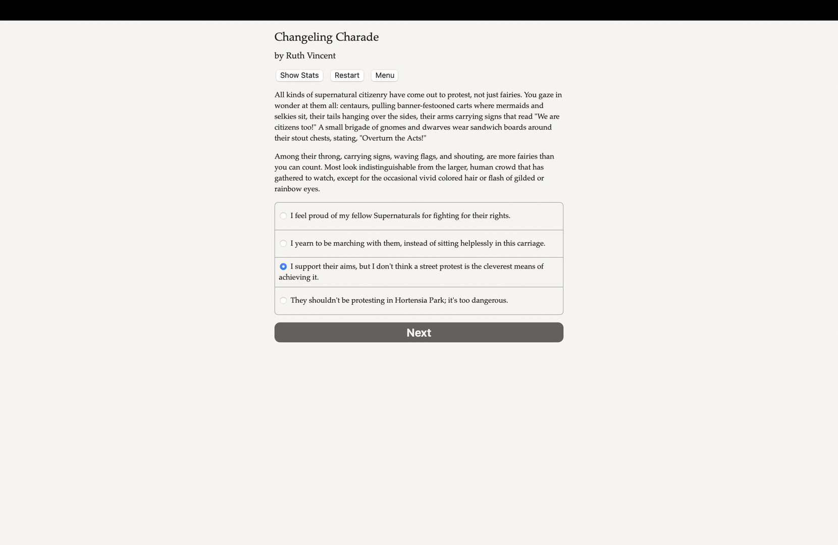 Changeling Charade screenshot #4