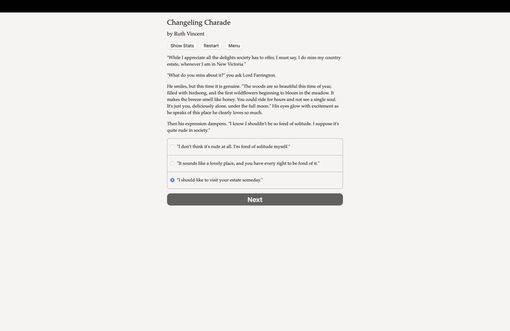 Changeling Charade screenshot #1