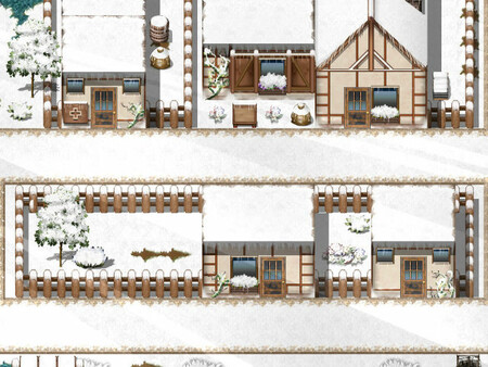 RPG Maker MZ - KR Snow Town Tileset