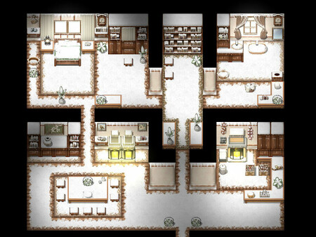 RPG Maker MZ - KR Snow Town Tileset