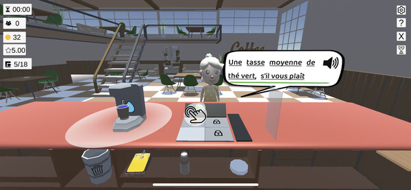 Lost Abroad Café: A Language Learning Management Sim screenshot 4