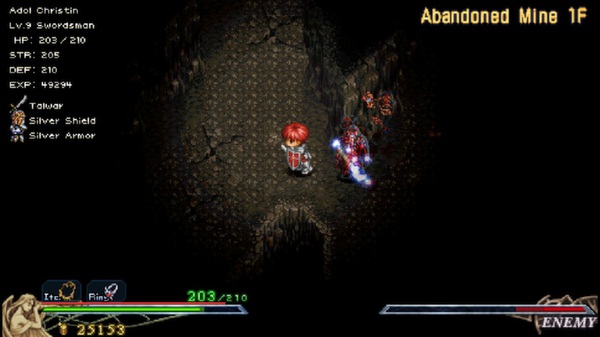 Screenshot z Ys II