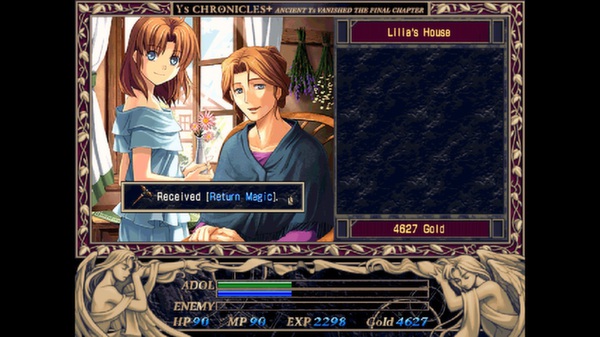 Screenshot z Ys II
