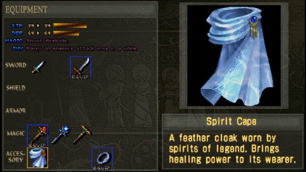 Screenshot z Ys II