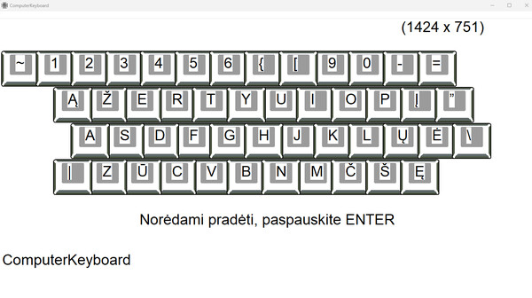 Screenshot z ComputerKeyboard Screenshot z ComputerKeyboard