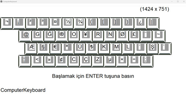 Screenshot z ComputerKeyboard Screenshot z ComputerKeyboard