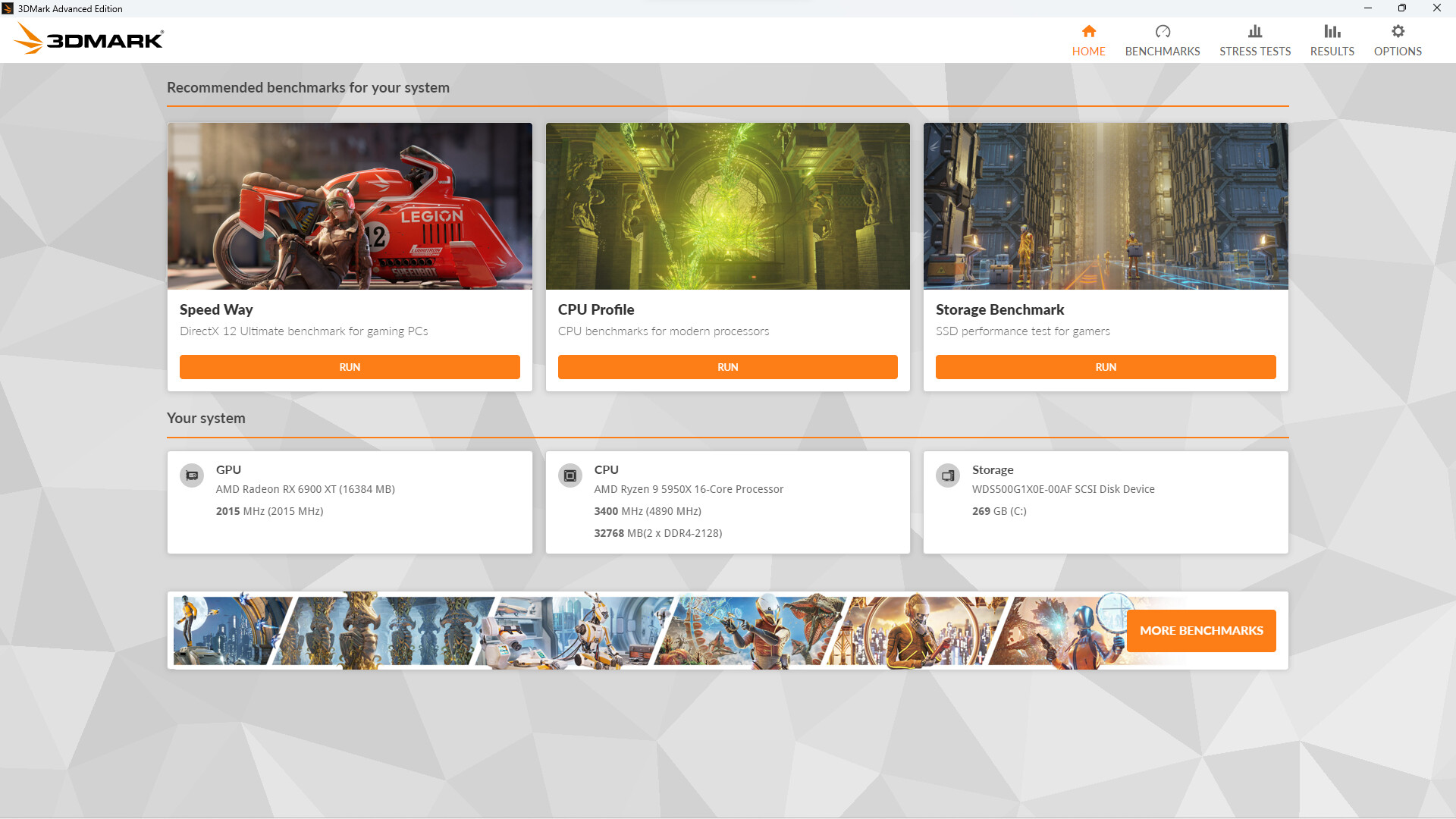 Screenshot of 3DMark