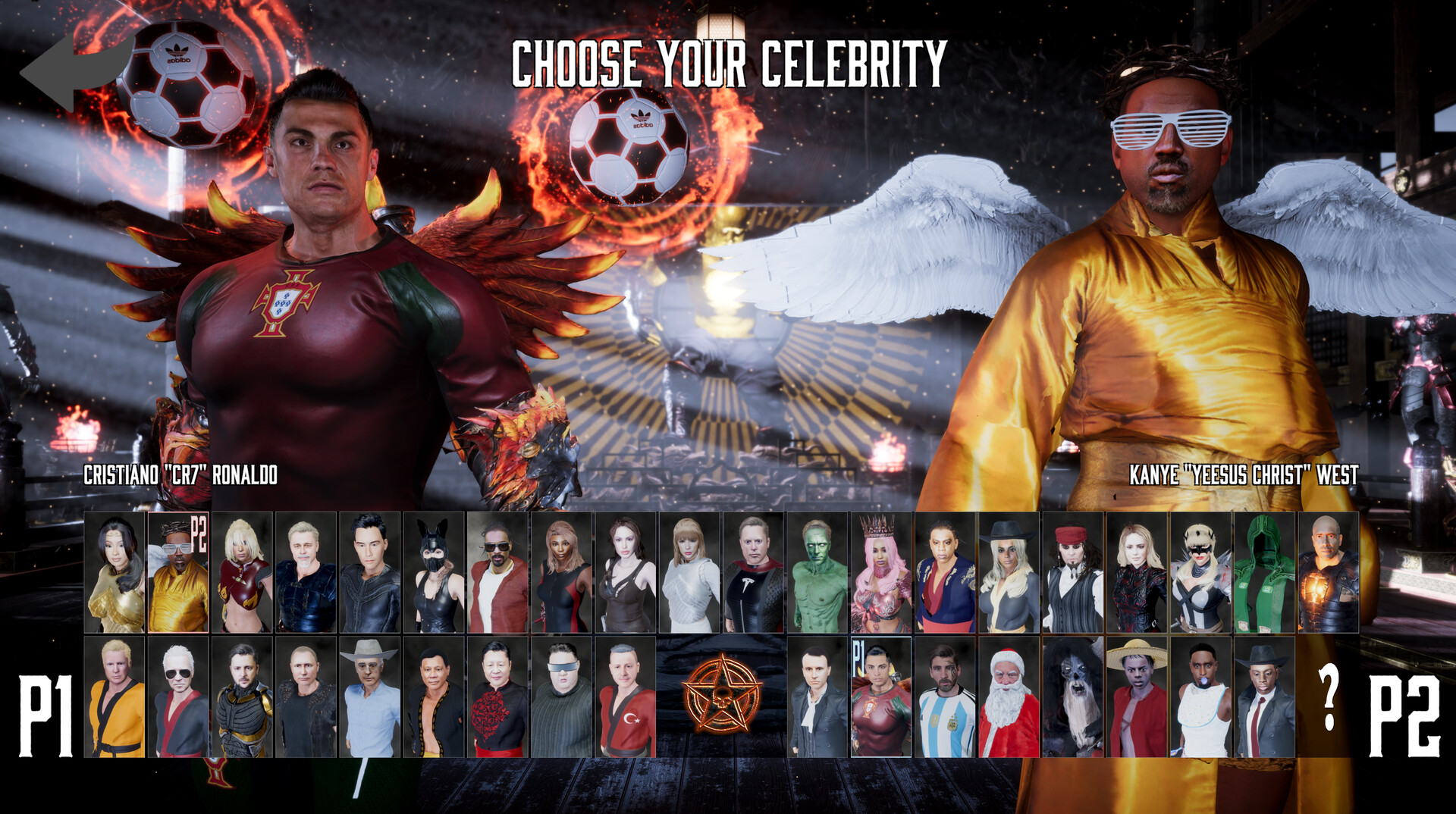 Celebrity Kombat screenshot 2