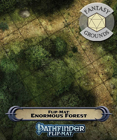 Fantasy Grounds - Pathfinder RPG - Pathfinder Flip-Mat: Enormous Forest