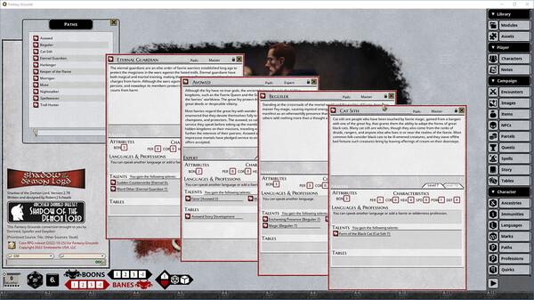 Fantasy Grounds - Shadow of the Demon Lord Terrible Beauty