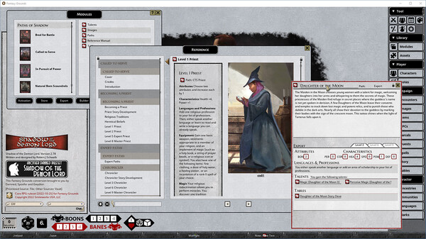 Fantasy Grounds - Shadow of the Demon Lord Paths of Shadow Bundle