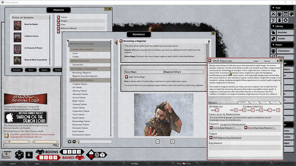 Fantasy Grounds - Shadow of the Demon Lord Paths of Shadow Bundle
