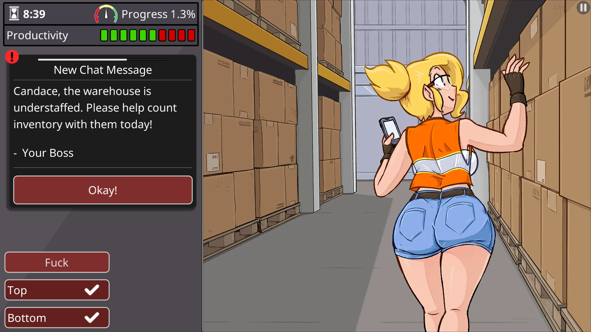 Barely Working scene