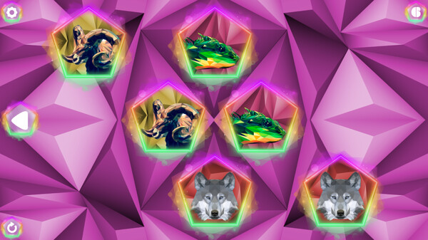 Скриншот 1 из игры Poly Memory: Animals