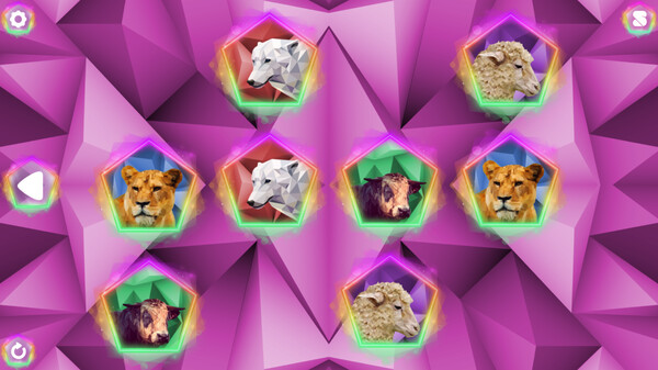 Скриншот 3 из игры Poly Memory: Animals