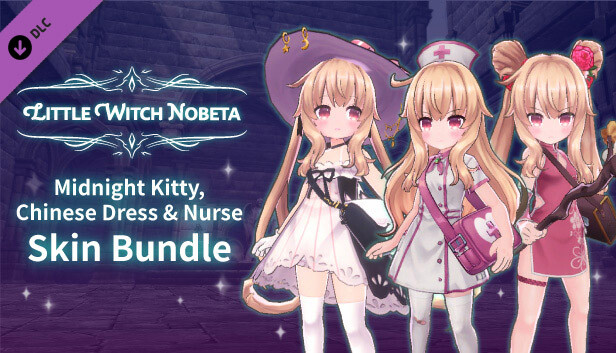 Little Witch Nobeta - Midnight Kitty, Chinese Dress & Nurse Skin