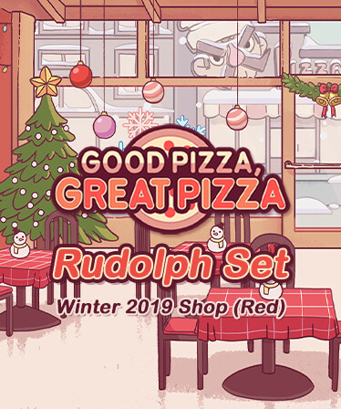 Good Pizza, Great Pizza - Rudolph Set - Winter 2019 Shop (Red)