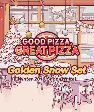 Good Pizza, Great Pizza - Golden Snow Set - Winter 2019 Shop (White)